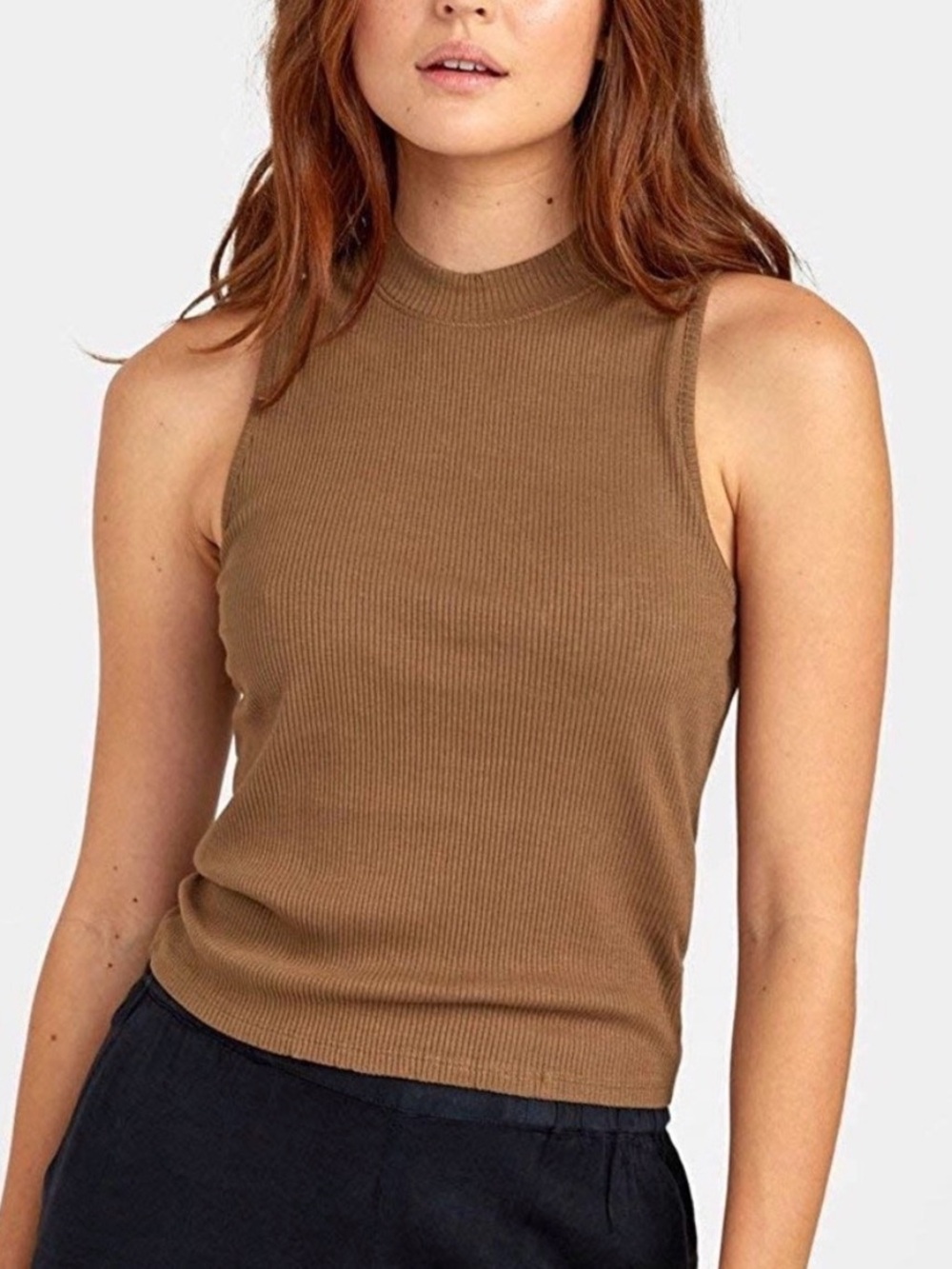 RVCA XS Sonny Tank in Tan/Brown NWT